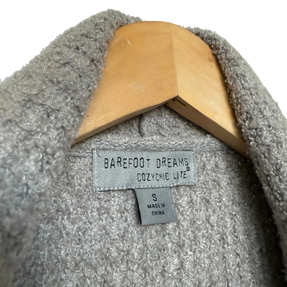 Barefoot Dreams Women's Gray CozyChic Lite Cardigan Sweater Size S Comfy Casual